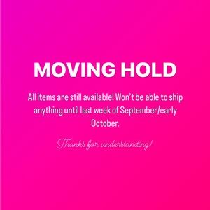 In process of moving and won’t have access to ship clothing.